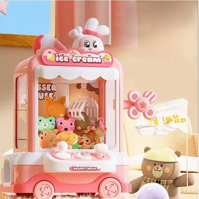 Distributore Giocattoli Rosa Grabber Gancio per Bambini Giocattolo con Peluche