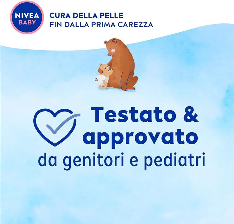 NIVEA BABY SET DA 6 PZ CAMBIO PANNOLINO PASTA PROTETTIVA 100 ML CREMA CAMBIO PANNOLINO LENITIVA ED EMOLLIENTE