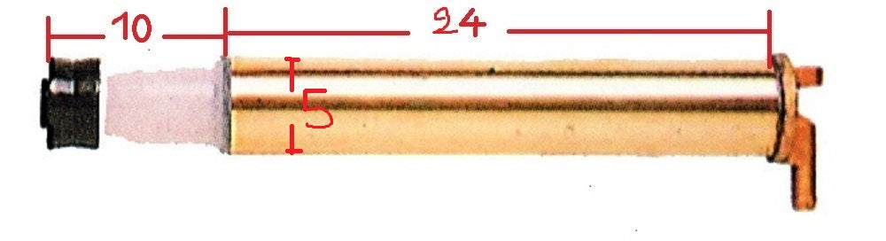 RICAMBIO POMPANTE IN OTTONE PER POMPA IRRORAZIONE DA LT.16 E LT.20