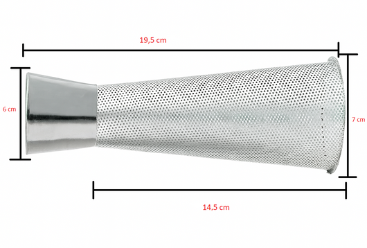 FILTRO RICAMBIO X PASSAPOMODORI in acciaio inox n.3 SM3
