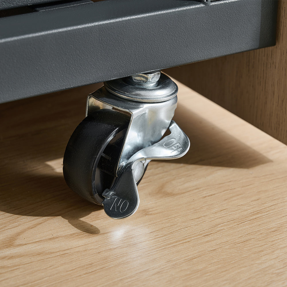 Mobile Letto a Scomparsa Singolo Salvaspazio Olmo con Materasso e Rete Incluso