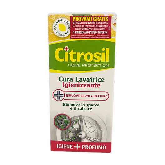 CITROSIL CURA LAVATRICE IGENIZZANTE RIMUOVE LO SPORCO E IL CALCARE CON VERE ESSENZE DI LIMONE 250 ML