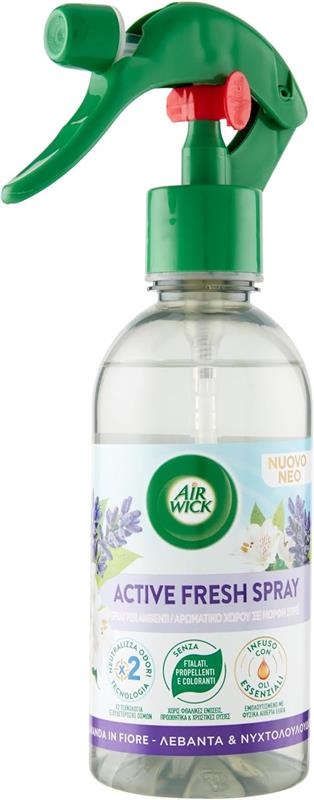 AIR WICK SPRAY PROFUMATORE AMBIENTE ACTIVE FRESH FRAGRANZA ASSORTITA 237 ML