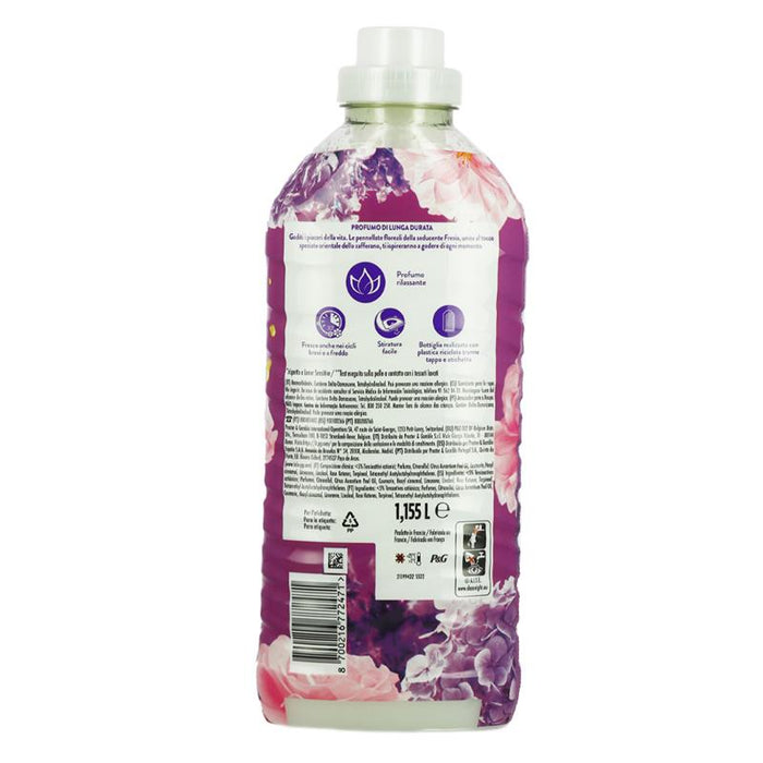 LENOR AMMORBIDENTE CONCENTRATO 55 LAVAGGI ESSENZA AMETISTA ROSA E NOTE DI MUSCHIO - 3 X PROFUMO PIU DURATURO