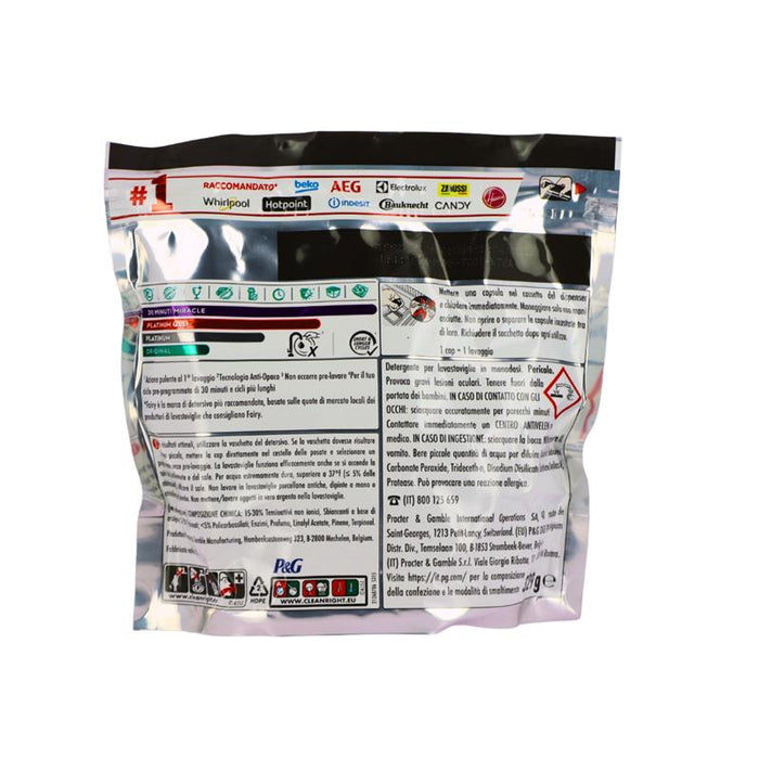 FAIRY MIRACLE 30 MINUTI  - 20 CAPS  - LAVASTOVIGLIE -  PLATINUM PLUS LEMON AZIONE RAPIDA, BRILLANTEZZA E PROTEZIONE