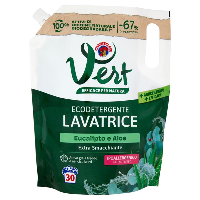VERT DI CHANTECLAIR ECODETERGENTE LAVATRICE EUCALIPTO E ALOE 1200 ML