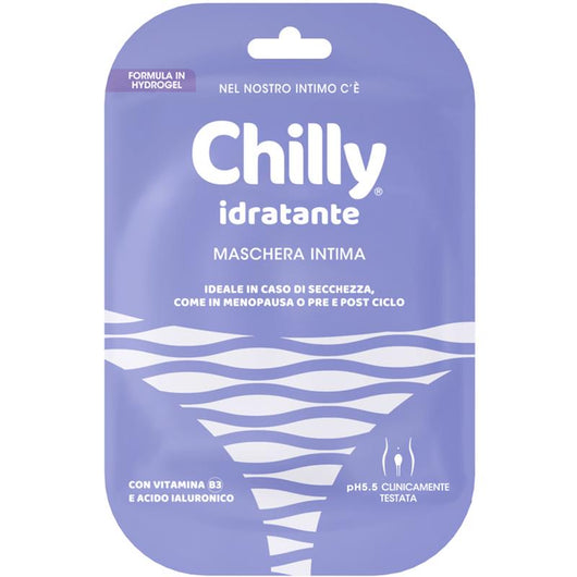 CHILLY MASCHERA INTIMA IDRATANTE IDEALE IN CASO DI SECCHEZZA CON VITAMINA B3 E ACIDO IALURONICO PH5.5 CLINICAMENTE TESTATO X1