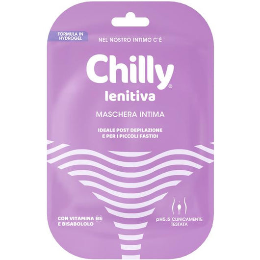 CHILLY MASCHERA INTIMA LENITIVA IDEALE POST DEPILAZIONE E PER PICCOLI FASTIDI CON VITAMINA B5 E BISABOLOLO PH5.5 CLINICAMENTE TESTATO X1