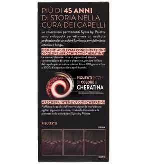 PALETTE SYOSS COLORAZIONE PERMANENTE 100% COPERTURA CAPELLI BIANCHI PER CAPELLI PIÙ FORTI 3.3 VIOLA PROFONDO