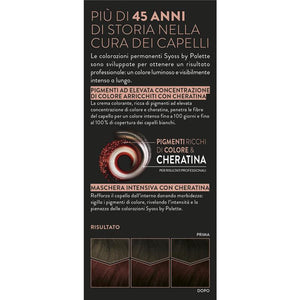 PALETTE SYOSS COLORAZIONE PERMANENTE 100% COPERTURA CAPELLI BIANCHI PER CAPELLI PIÙ FORTI 4.2 CASTANO MOGANO