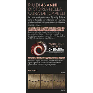 PALETTE SYOSS COLORAZIONE PERMANENTE 100% COPERTURA CAPELLI BIANCHI PER CAPELLI PIÙ FORTI 7.6 BIONDO BEIGE