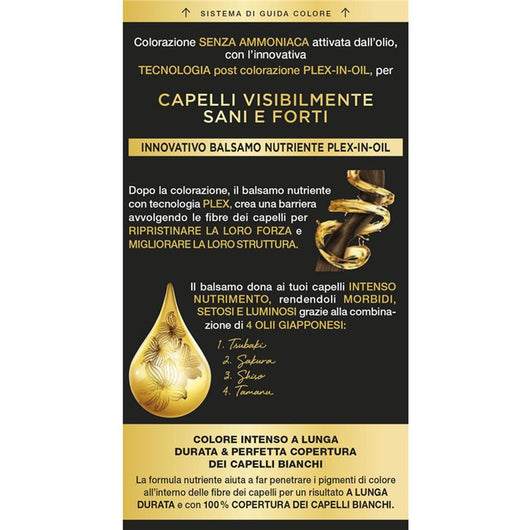 PALETTE SYOSS OLEO INTENSE COLORAZIONE PERMANENTE CON OLIO SENZA AMMONIACA CON 4 OLII GIAPPONESI 4.86 CASTANO CIOCCOLATO