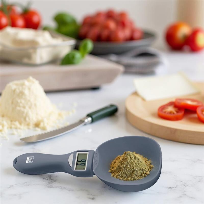 MA MAISON 1 CUCCHIAIO DIGITALE PESA ALIMENTI IN PLASTICA PESO MASSIMO 1 KG CON MANICO COMODO E LEGGERO COLORI ASSORTITI