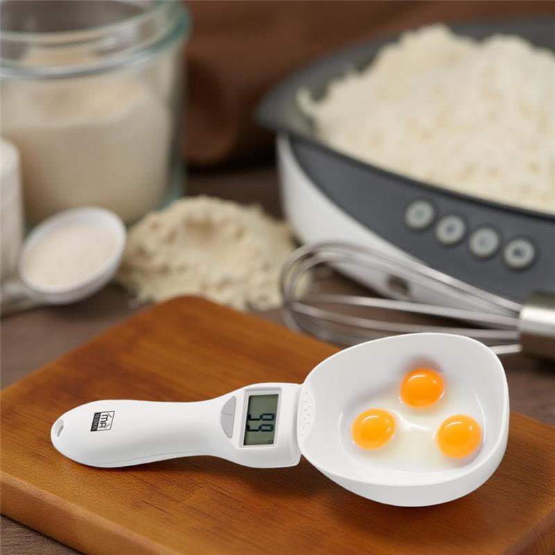 MA MAISON 1 CUCCHIAIO DIGITALE PESA ALIMENTI IN PLASTICA PESO MASSIMO 1 KG CON MANICO COMODO E LEGGERO COLORI ASSORTITI