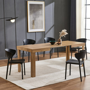 Tavolo da Pranzo Allungabile 120-200 cm Cucina Soggiorno Moderno 4/6 posti Quercia