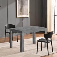 Tavolo da Pranzo Allungabile 120-200 cm Cucina Soggiorno Moderno 4/6 posti Cemento