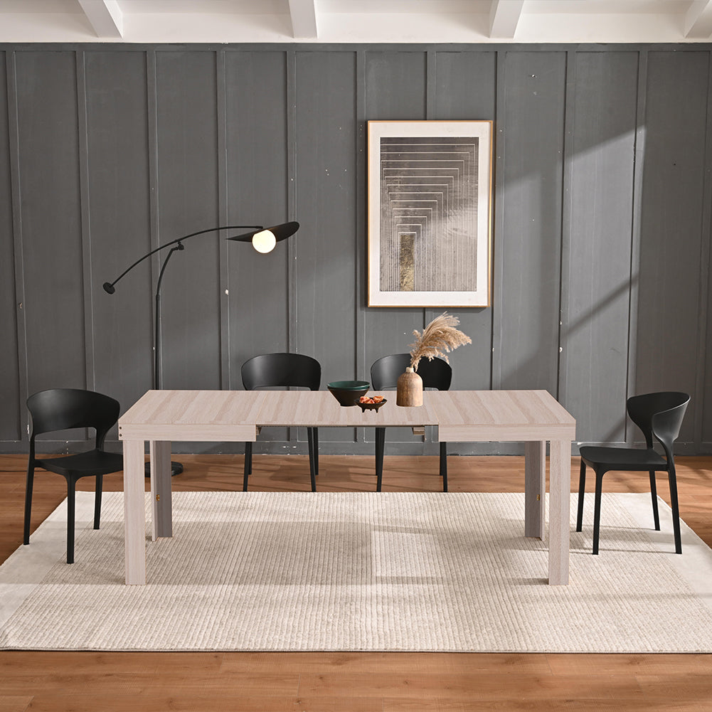 Tavolo da Pranzo Allungabile 120-200 cm Cucina Soggiorno Moderno 4/6 posti Olmo