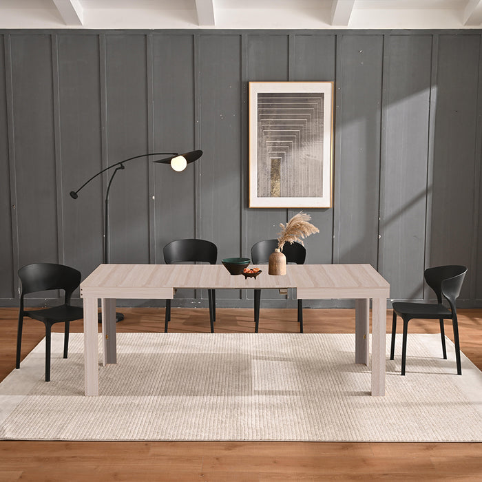 Tavolo da Pranzo Allungabile 120-200 cm Cucina Soggiorno Moderno 4/6 posti Olmo
