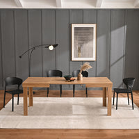 Tavolo da Pranzo Allungabile 120-200 cm Cucina Soggiorno Moderno 4/6 posti Quercia