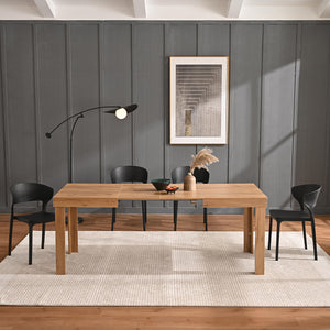 Tavolo da Pranzo Allungabile 120-200 cm Cucina Soggiorno Moderno 4/6 posti Quercia