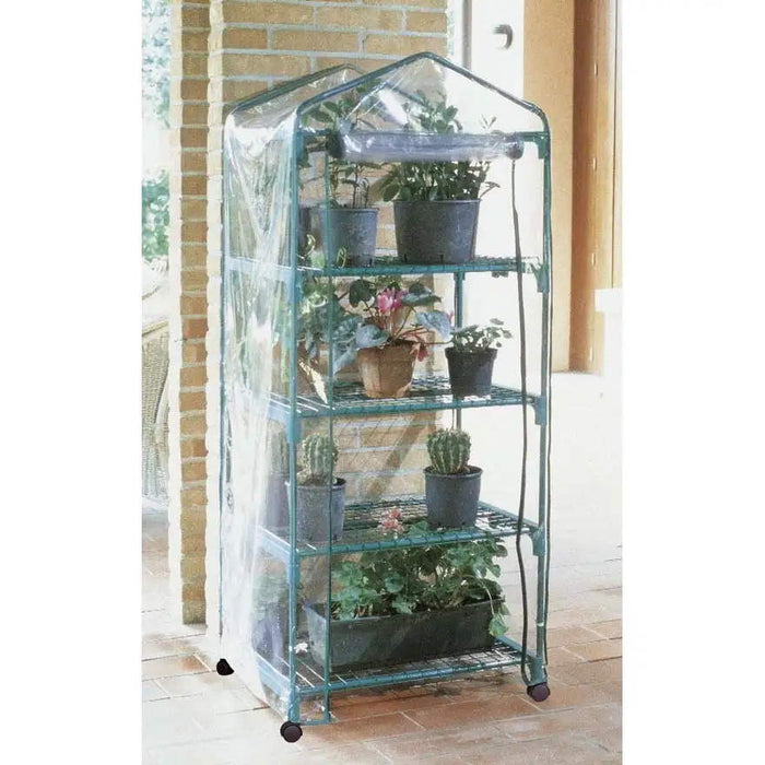 Serra da Terrazzo Azalea 4 Ripiani con Ruote Verdemax