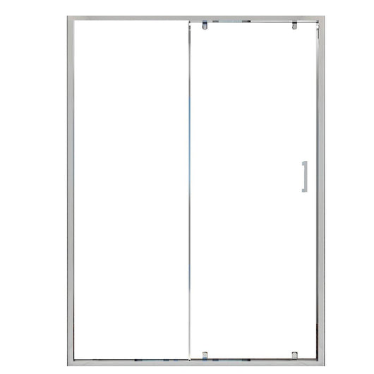 Porta Parete Doccia 100 cm 1 Anta Scorrevole in Cristallo Trasparente 6mm H195 Bonussi Giuly