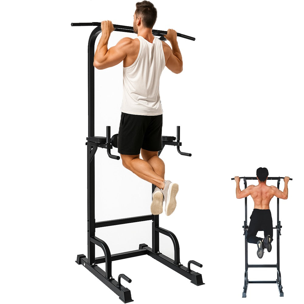 Torre Multifunzione Fitness Regolabile Calisthenics Barra Trazioni Dip Push Up