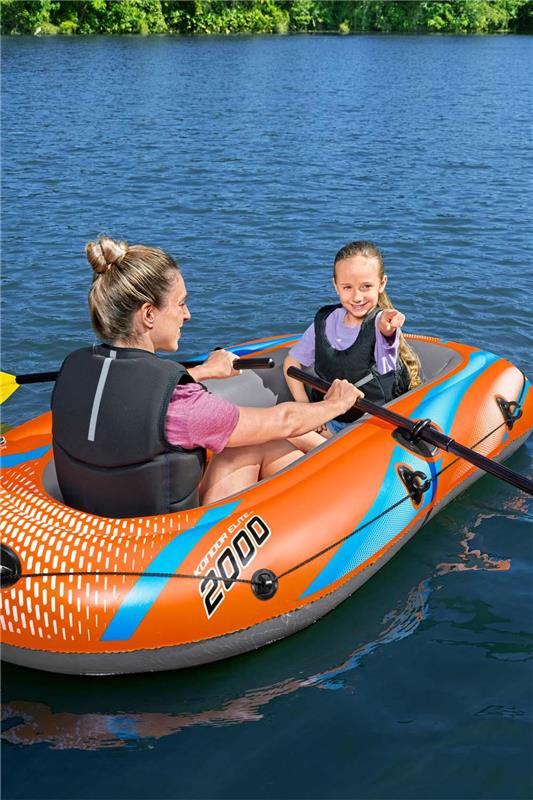 BESTWAY CANOTTO KONDOR 2000 ELITE CON REMI E POMPA 196X106X31 CM