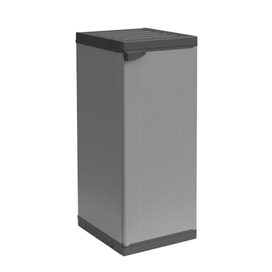 ARMADIO IN RESINA 1 ANTA CON RIPIANO REGOLABILI DA INTERNO E ESTERNO 34X40X85 CM