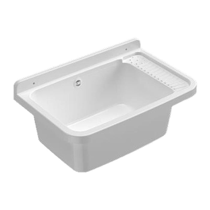 LAVANDINO IN RESINA PILOZZO A MURO SI PRESTA ALL’UTILIZZO SIA IN AMBIENTI INTERNI CHE ESTERNI 60X40X25 CM