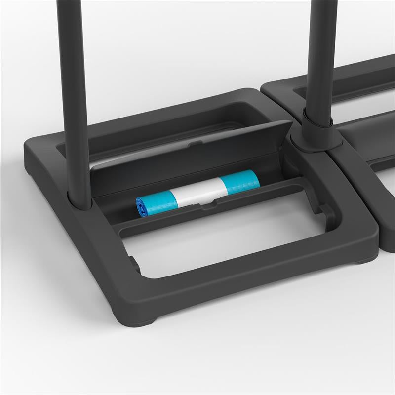 PORTASACCO-PORTARIFIUTI DOPPIO RACCOLTA DIFFERENZIATA PER INTERNI E ESTERNI 64X36X80 CM