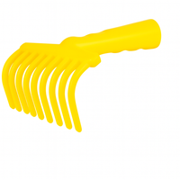 Rastrello per Olive a 9 Denti larghezza 14 Cm, Raccolta Olive, Noci e Nocciole, con Foro per Manico NUMERO ARTICOLI: 10 PZ