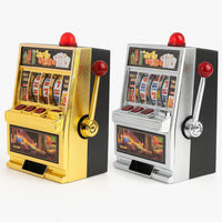Salvadanaio Slot Machine Las Vegas Giocattolo Arcade 24x16x30cm Colori Assortiti