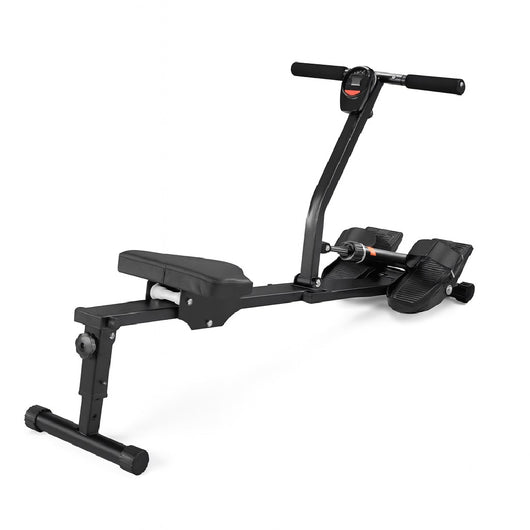 Vogatore Pieghevole Casa 12 Livelli Resistenza Display LCD Fitness Portata 120kg