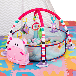 Palestrina Box Neonato a forma di Maialino con Palline Recinto Giochi Bambino