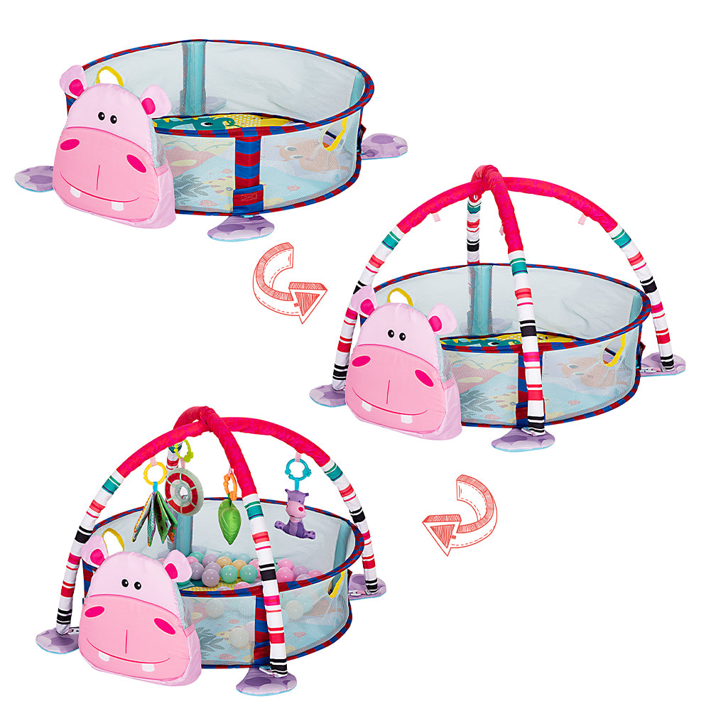 Palestrina Box Neonato a forma di Maialino con Palline Recinto Giochi Bambino