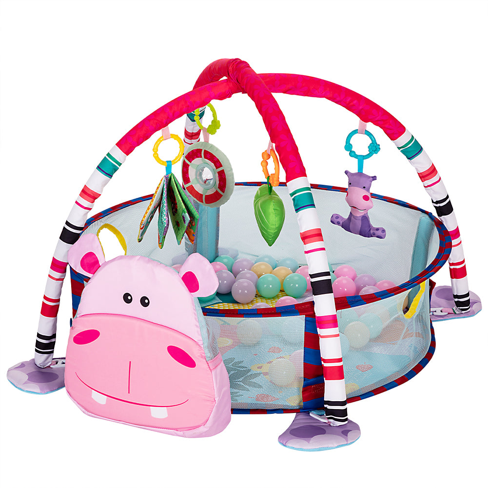 Palestrina Box Neonato a forma di Maialino con Palline Recinto Giochi Bambino