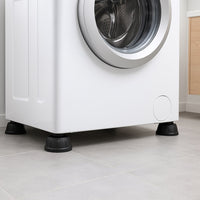 Set 4 Piedini Antivibrazione in Gomma per Lavatrice Frigorifero Supporti Universali Anti-Scivolo