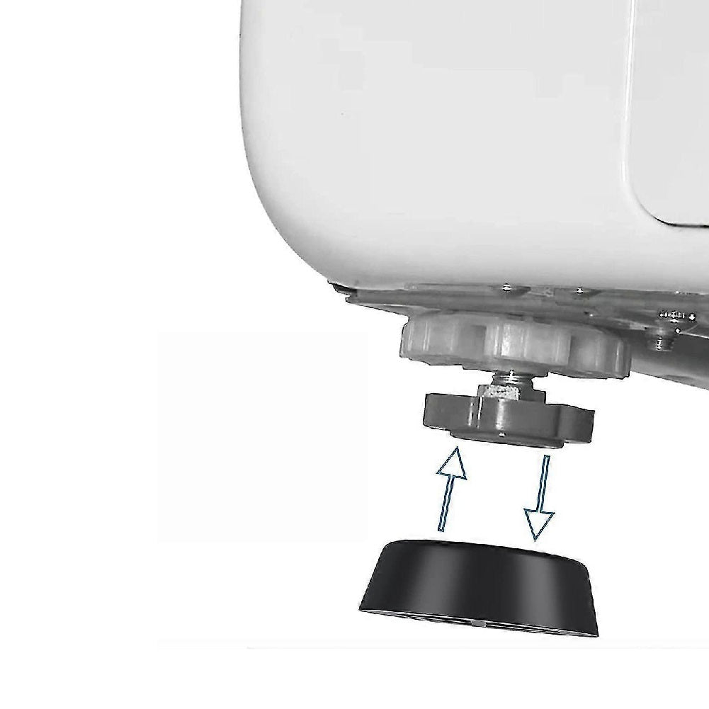 Set 4 Piedini Antivibrazione in Gomma per Lavatrice Frigorifero Supporti Universali Anti-Scivolo