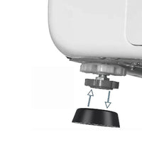 Set 4 Piedini Antivibrazione in Gomma per Lavatrice Frigorifero Supporti Universali Anti-Scivolo