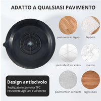 Set 4 Piedini Antivibrazione in Gomma per Lavatrice Frigorifero Supporti Universali Anti-Scivolo