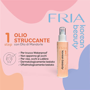 FRIA KOREAN BEAUTY OLIO STRUCCANTE CON OLIO DI MANDORLE NUTRIENTE E DELICATO 90 ML