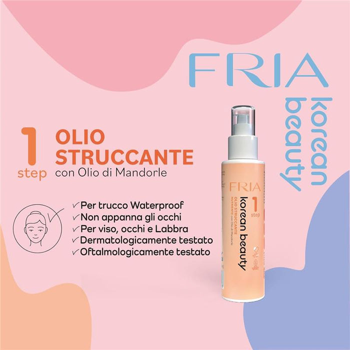 FRIA KOREAN BEAUTY OLIO STRUCCANTE CON OLIO DI MANDORLE NUTRIENTE E DELICATO 90 ML