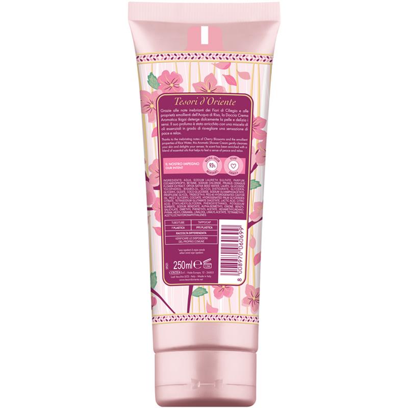 TESORI D'ORIENTE IKIGAI DOCCIA CREMA AROMATICA CON FIORI DI CILIEGIO E ACQUA DI RISO 250 ML