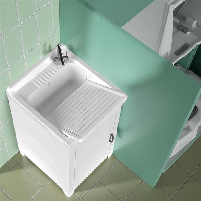 MOBILE LAVATOIO IN RESINA RESISTENTE AI DETERGENTI E AGLI ACIDI DI USO COMUNE PER ESTERNO E INTERNO 45X50X85 CM