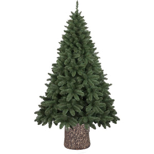 Base Supporto Albero di Natale Tronco Universale Resina Ferro Marrone H 41 cm