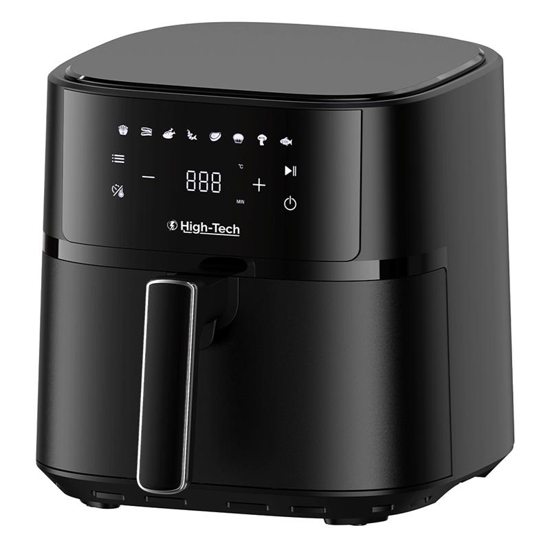 HIGH-TECH FRIGGITRICE AD ARIA DIGITALE CON DISPLAY TOCUH 8 PROGRAMMI CAPIENZA 6L 1700W