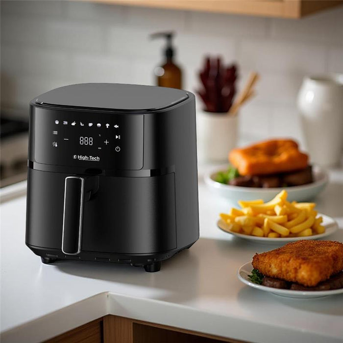 HIGH-TECH FRIGGITRICE AD ARIA DIGITALE CON DISPLAY TOCUH 8 PROGRAMMI CAPIENZA 6L 1700W