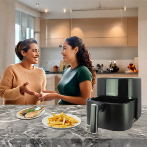 HIGH-TECH FRIGGITRICE AD ARIA DIGITALE CON DISPLAY TOCUH 8 PROGRAMMI CAPIENZA 6L 1700W