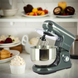 HIGH-TECH IMPASTATRICE PLANETARIA CON CESTELLO IN ACCIAIO CAPIENZA 5L 1200W - COLORE GRIGIO